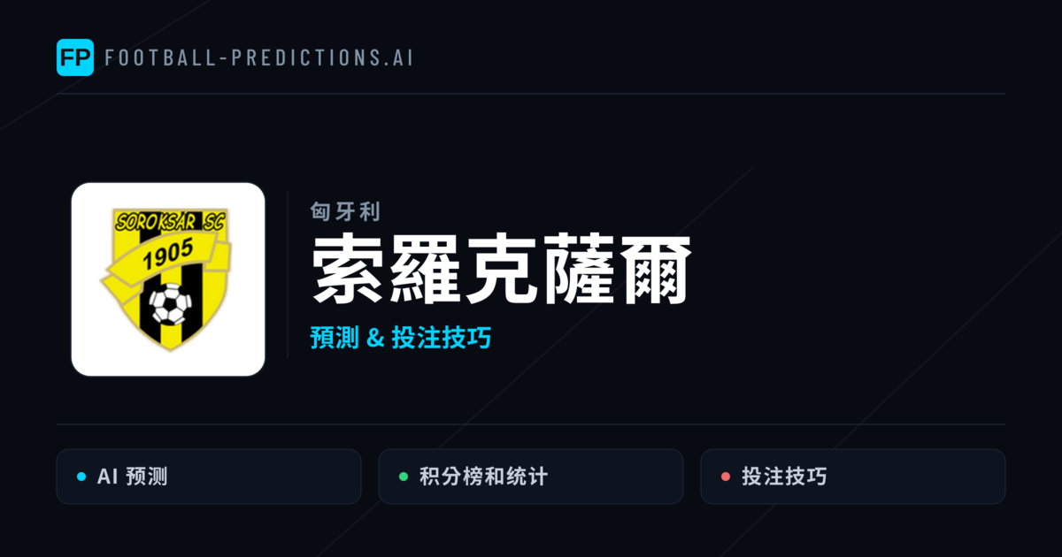 索羅克薩爾 運彩分析｜足球預測與數據