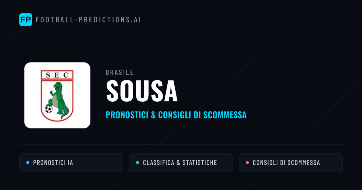 Pronostici e Statistiche Sousa