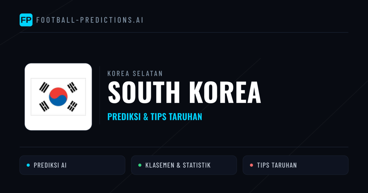 South Korea Prediksi & Statistik Piala Dunia