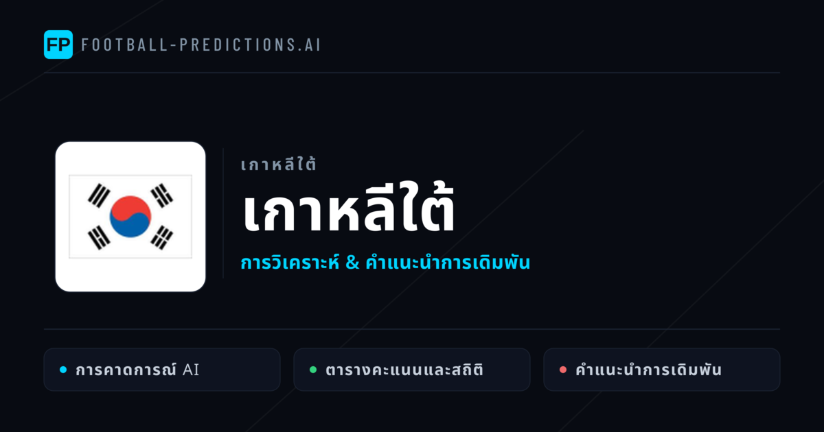เกาหลีใต้ การวิเคราะห์และสถิติ