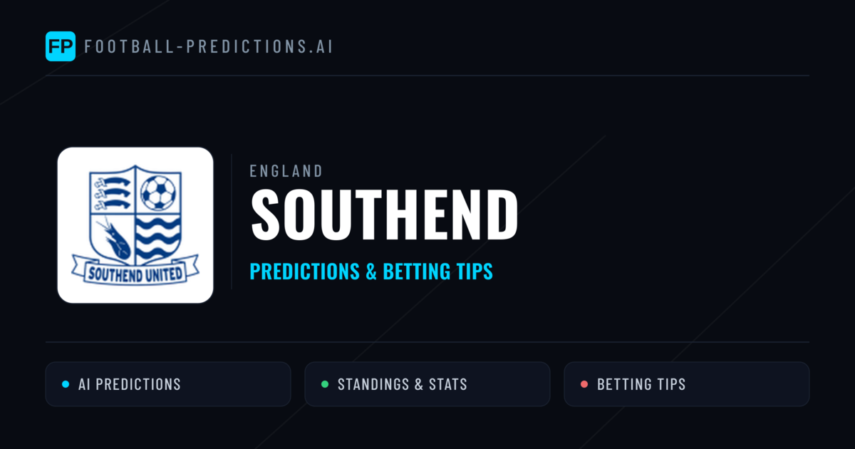 Southend Predictions & Stats