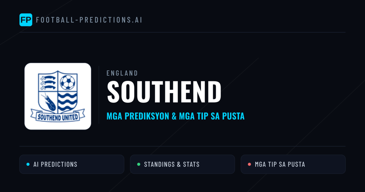 Southend Predictions & Stats