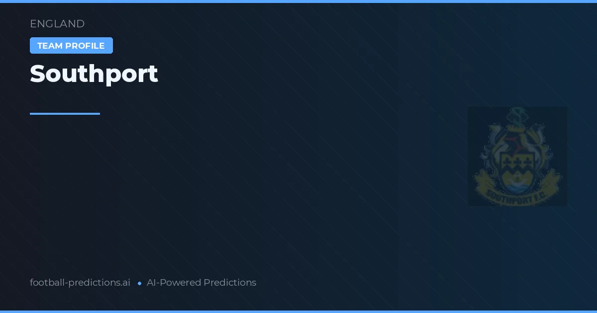Southport Predictions & Stats