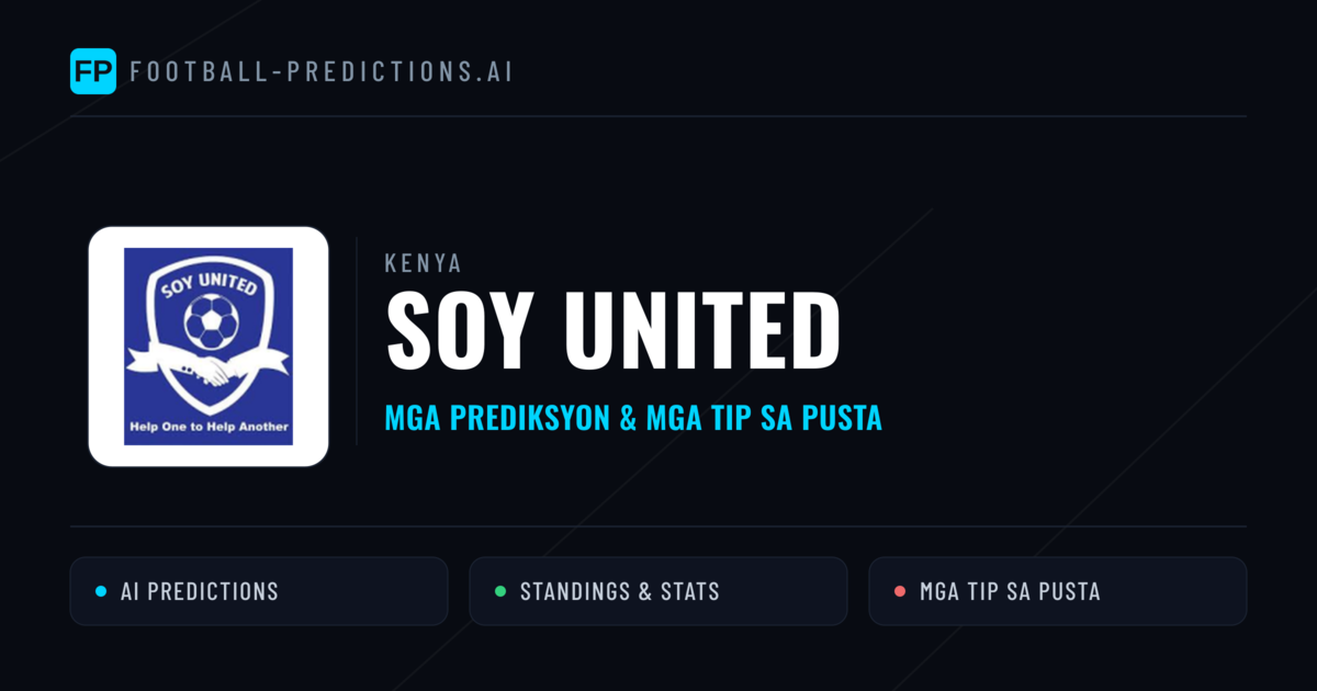 Soy United Predictions & Stats