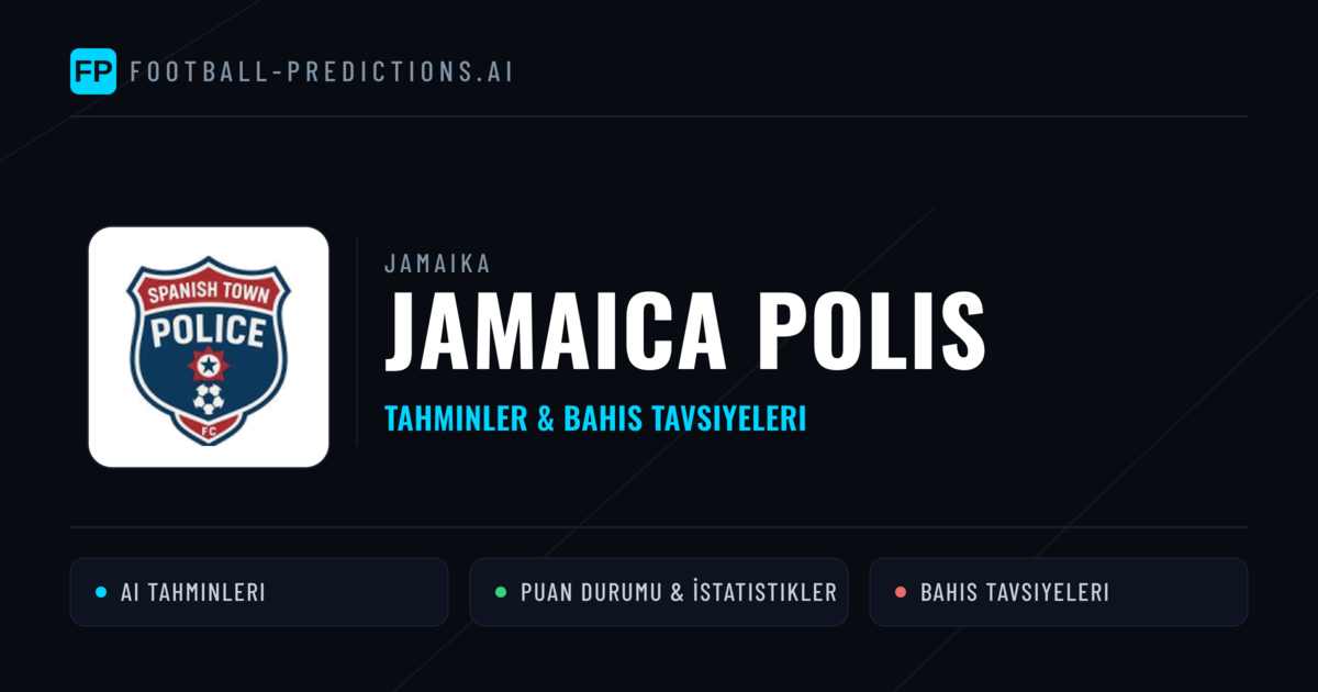 Jamaica Polis Tahminleri & İstatistikler