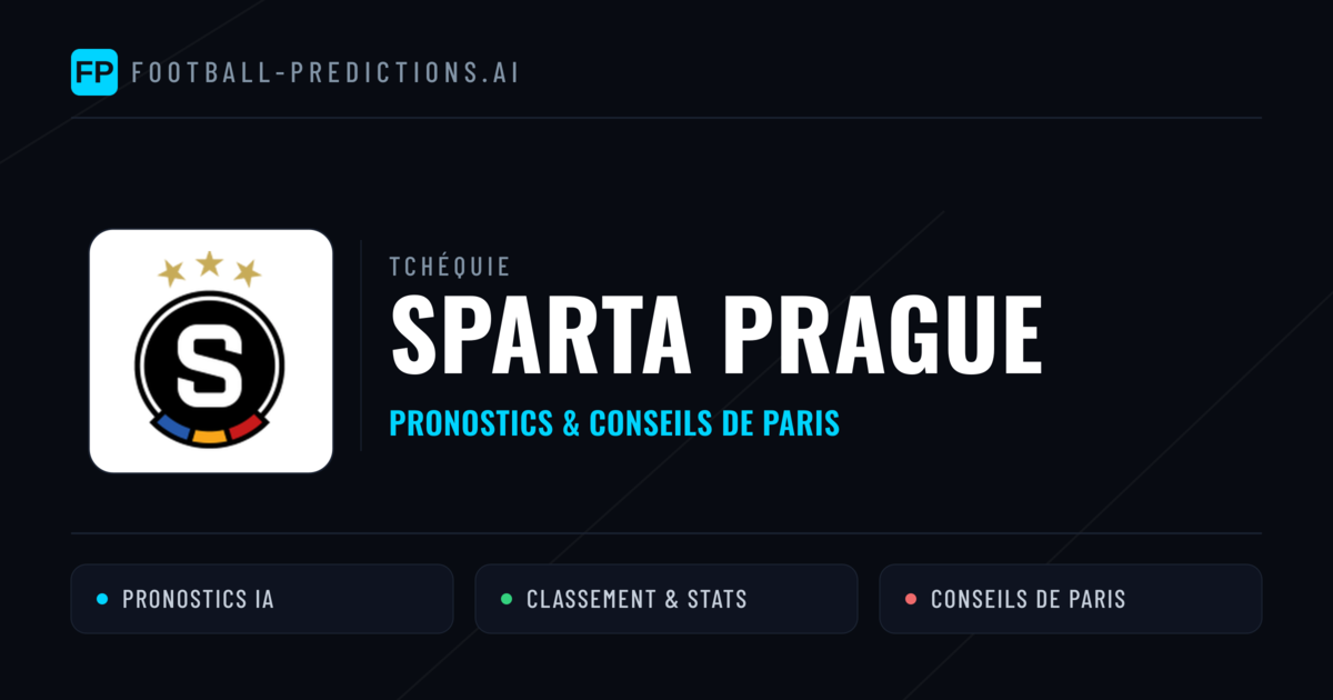 Sparta Prague Pronostics & Statistiques
