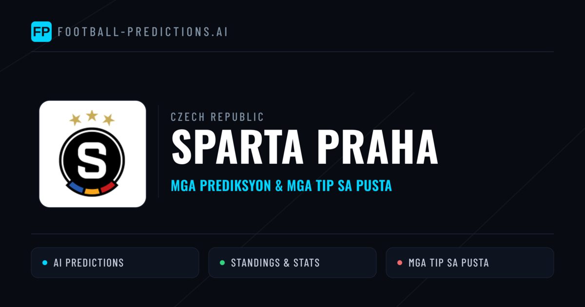 Sparta Praha Predictions & Stats