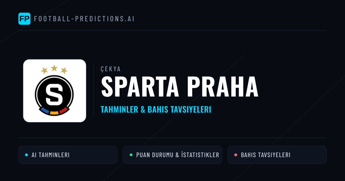 Sparta Praha Tahminleri & İstatistikler