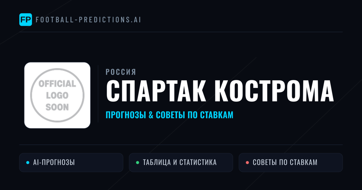 Спартак Кострома прогнозы и статистика