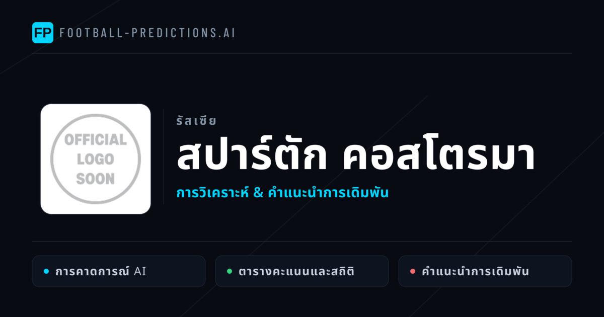 สปาร์ตัก คอสโตรมา การวิเคราะห์และสถิติ