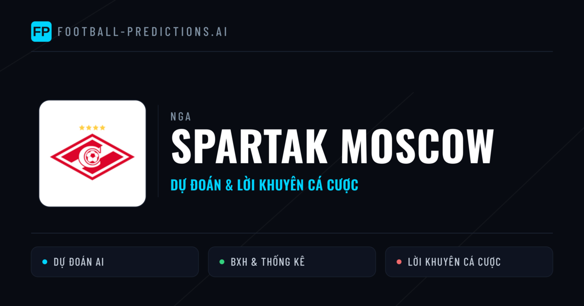 Spartak Moscow Dự đoán & Thống kê