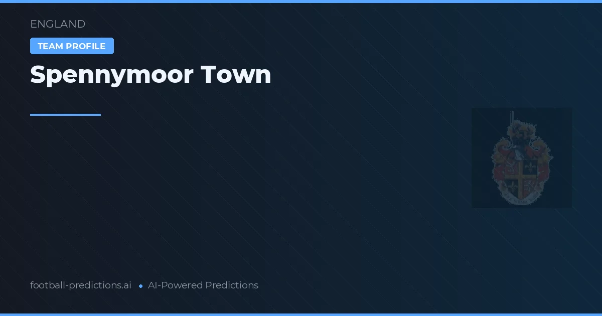 Spennymoor Town Predictions & Stats