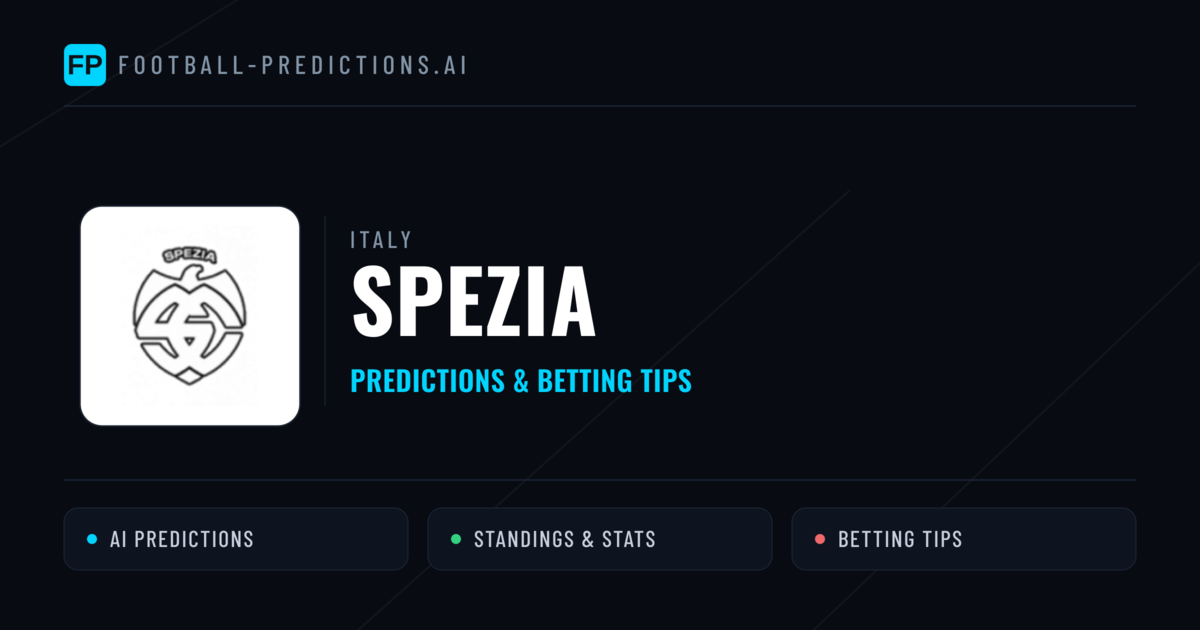 Spezia Predictions & Stats