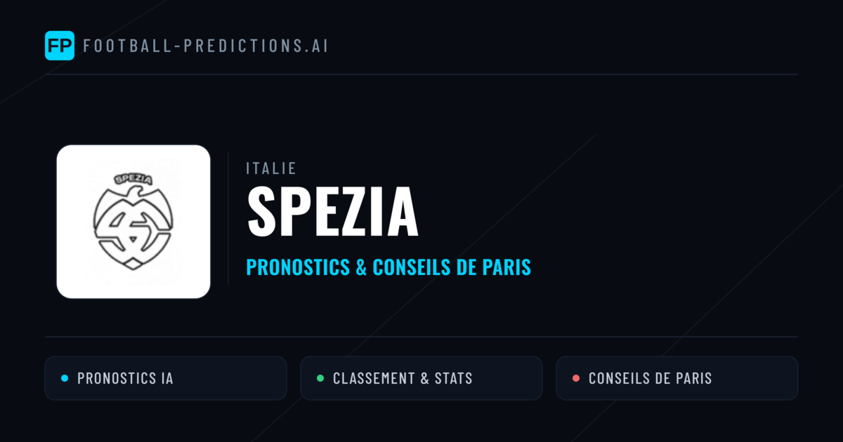 Spezia Pronostics & Statistiques