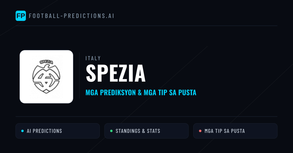 Spezia Predictions & Stats