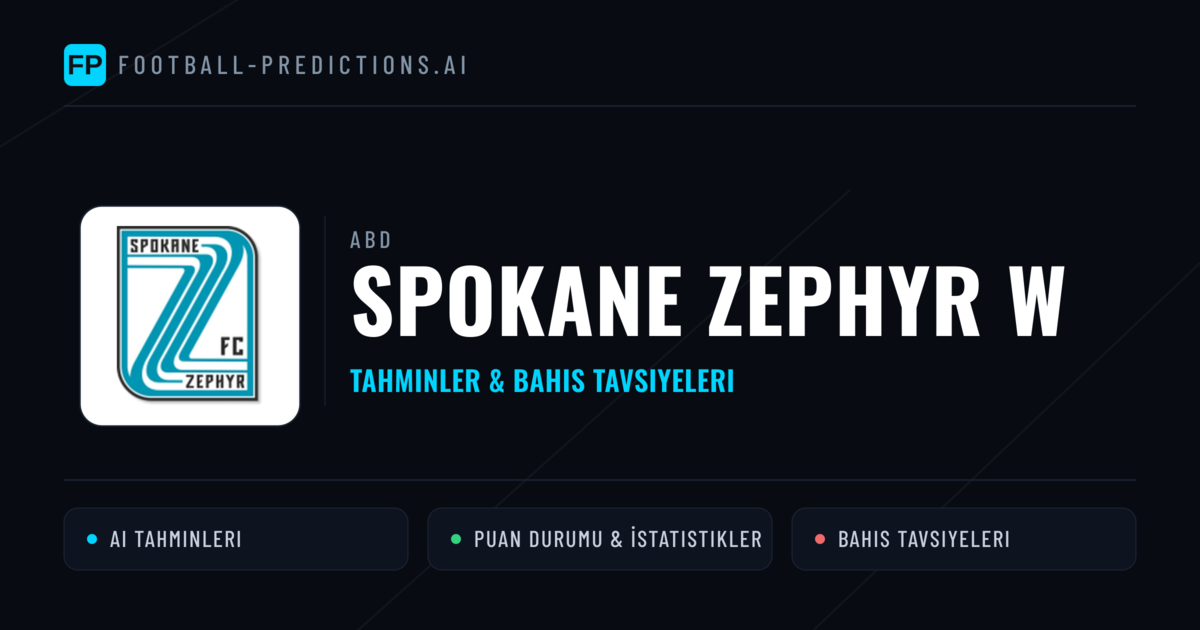 Spokane Zephyr W Tahminleri & İstatistikler