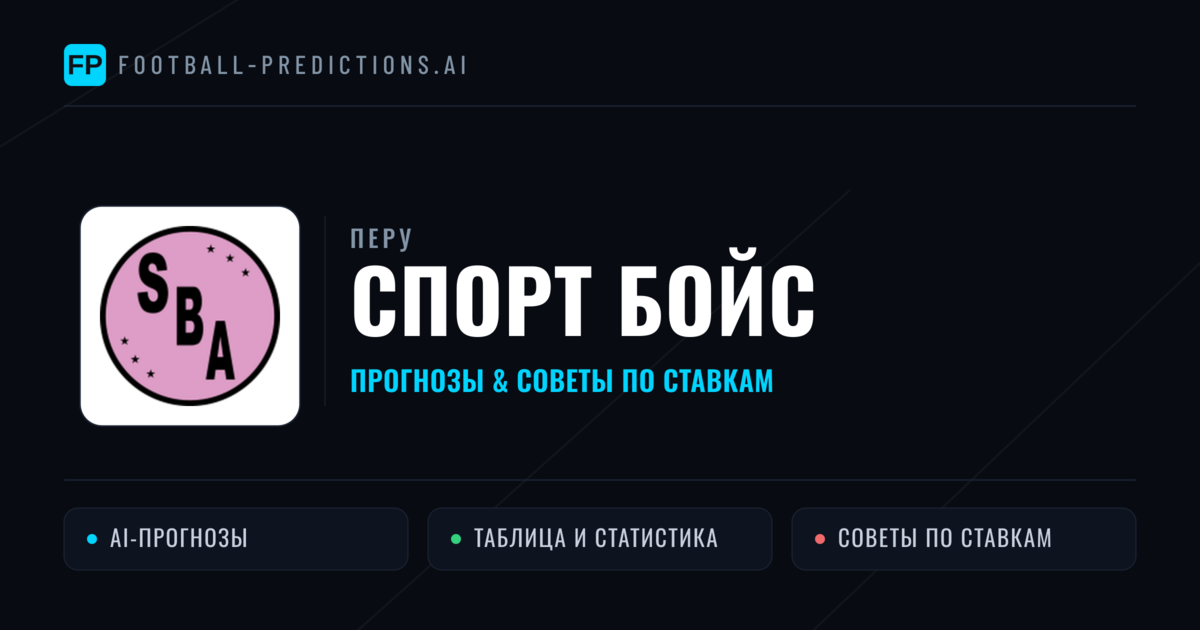 Спорт Бойс прогнозы и статистика