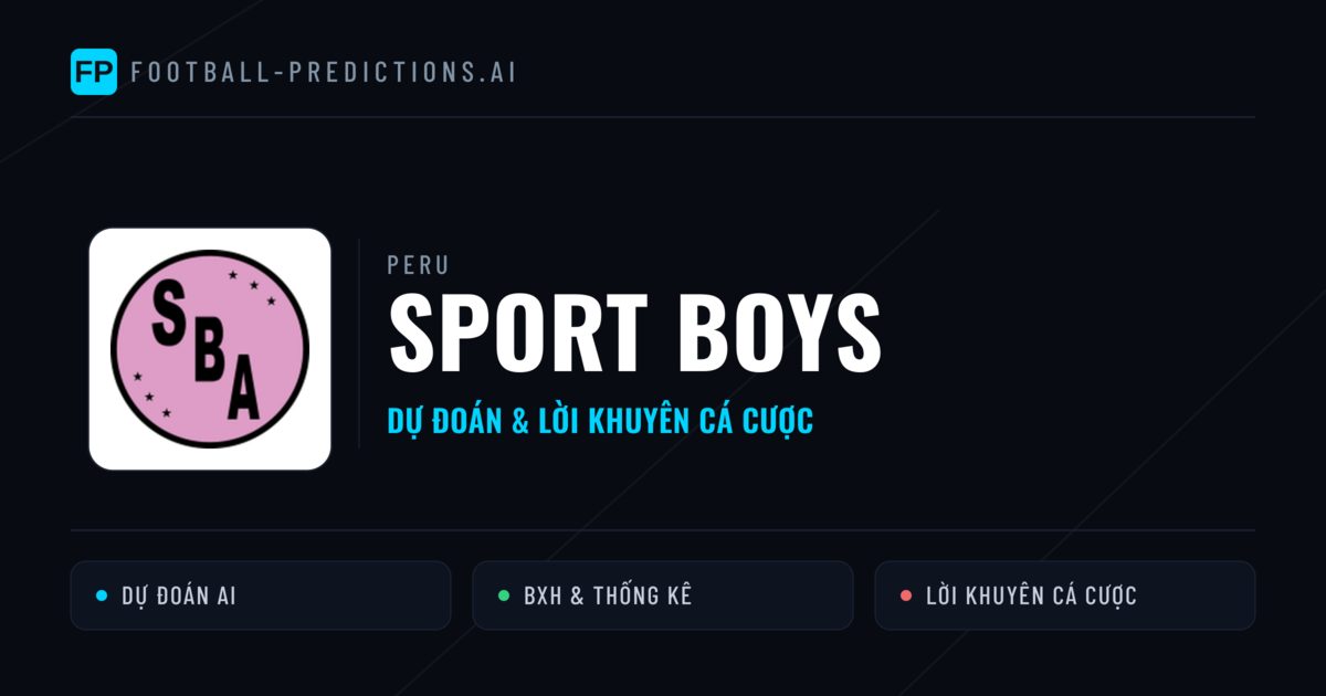 Sport Boys Dự đoán & Thống kê