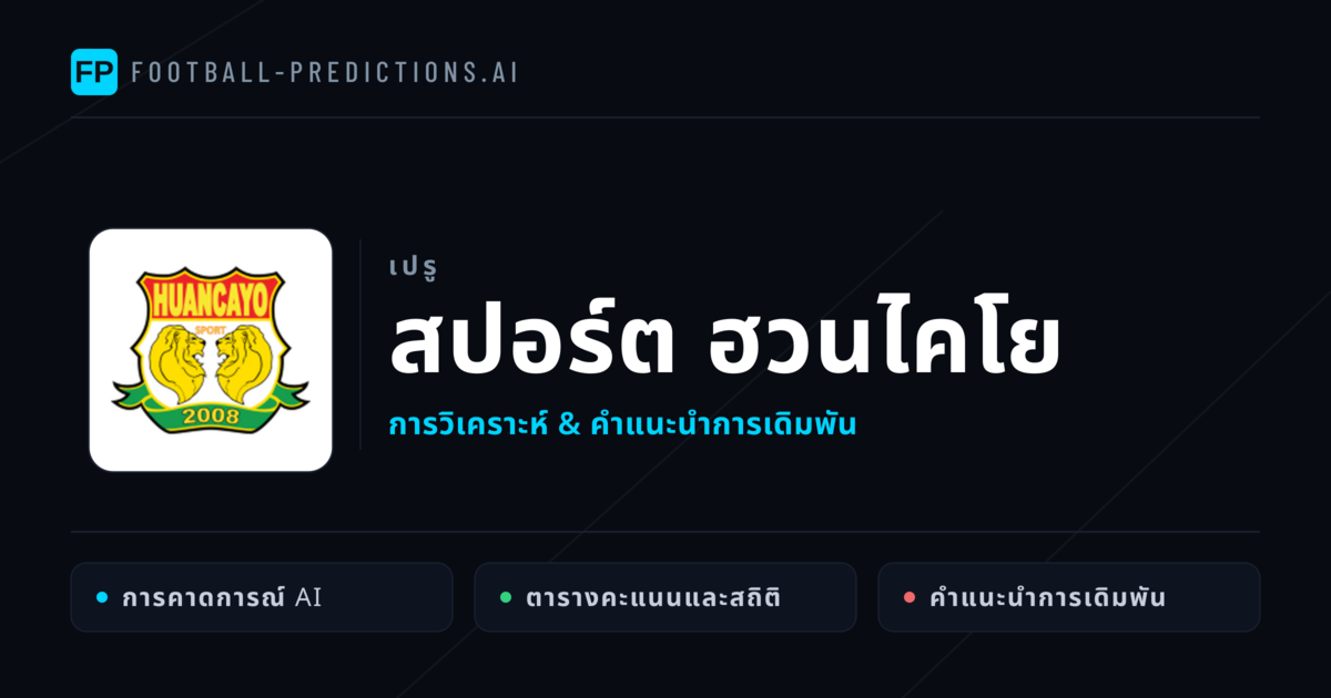 สปอร์ต ฮวนไคโย การวิเคราะห์และสถิติ