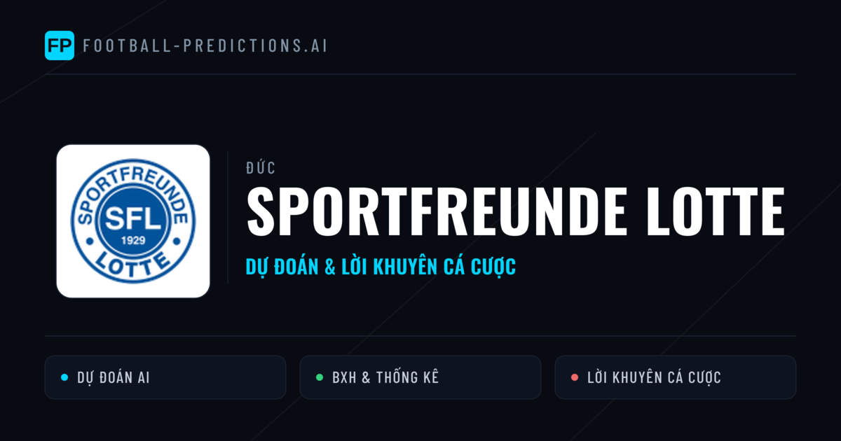 Sportfreunde Lotte Dự đoán & Thống kê