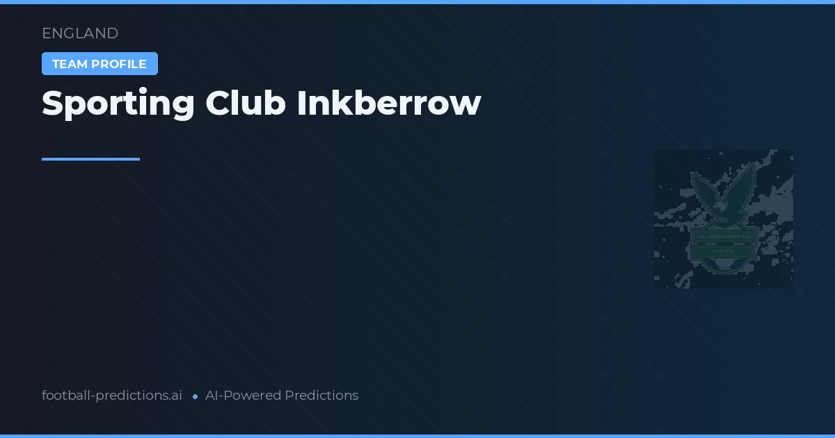 Sporting Club Inkberrow Predictions & Stats