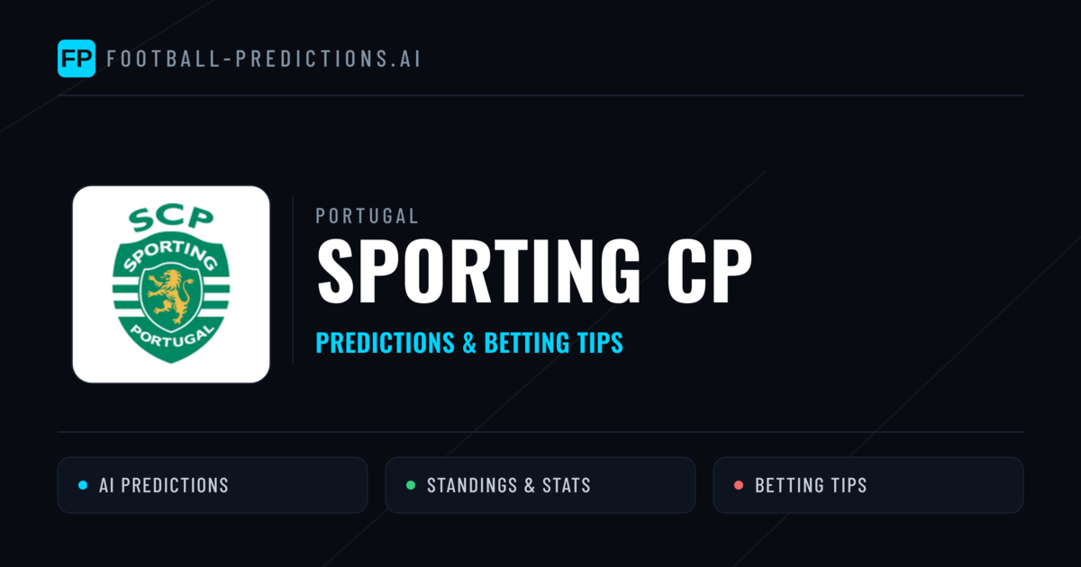 Sporting CP Predictions & Stats