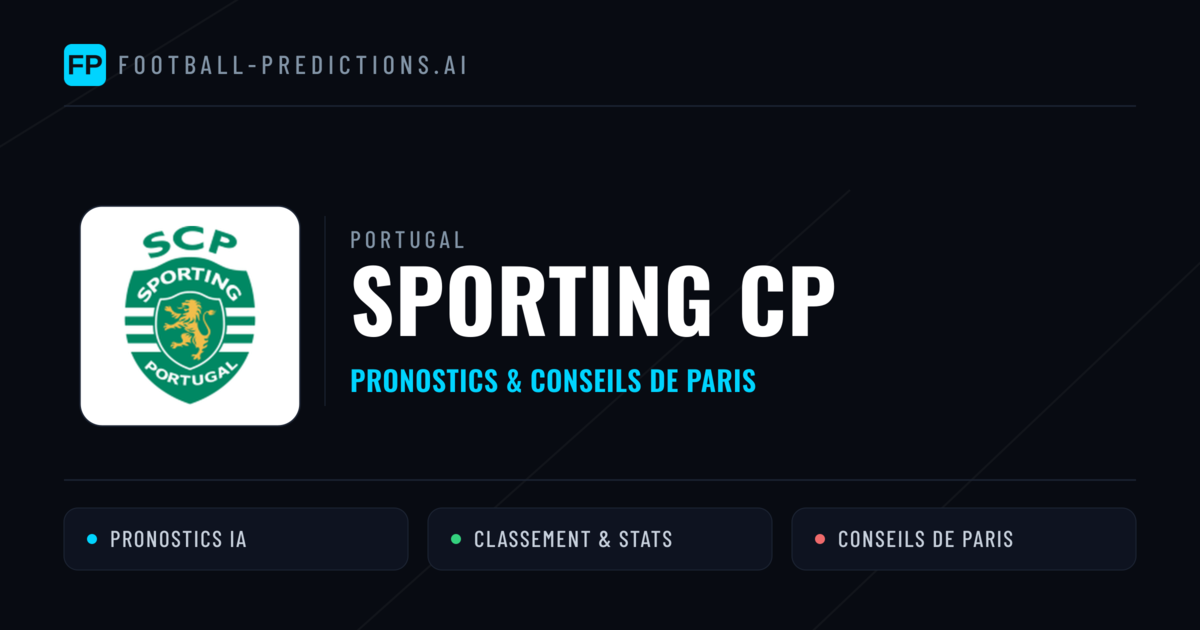 Sporting CP Pronostics & Statistiques