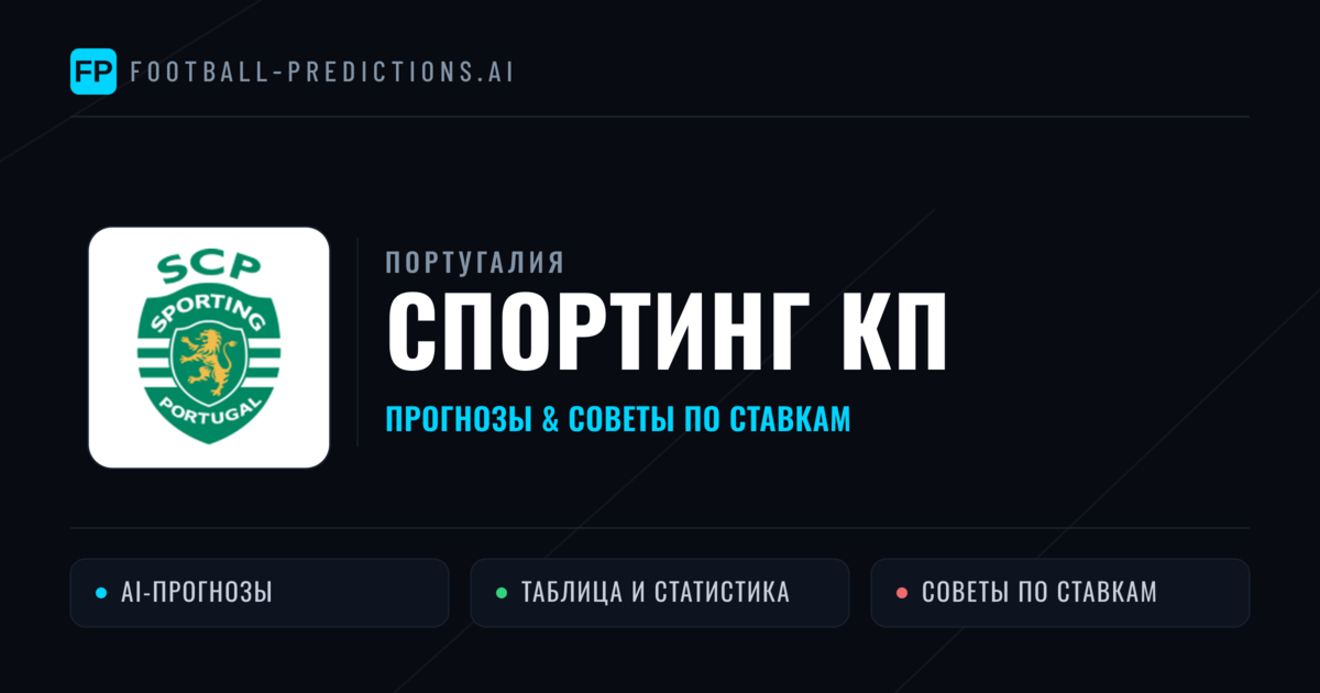 Спортинг КП прогнозы и статистика