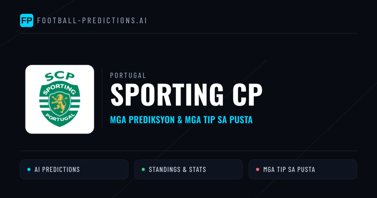 Sporting CP Predictions & Stats