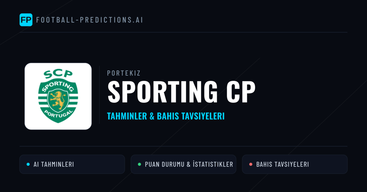 Sporting CP Tahminleri & İstatistikler
