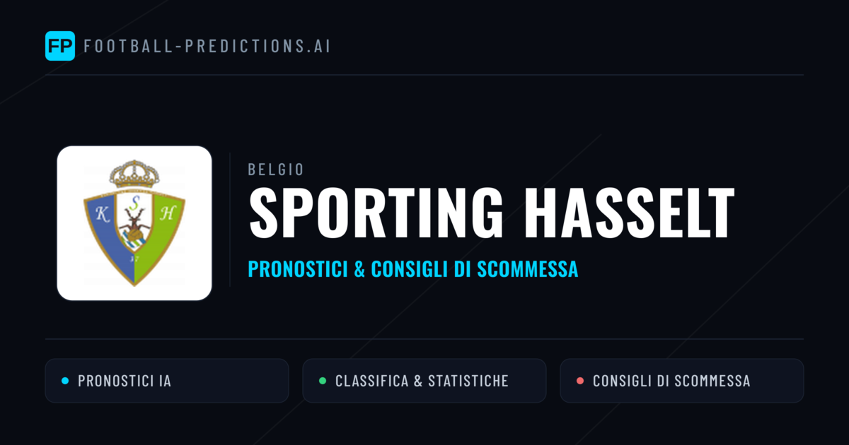 Pronostici e Statistiche Sporting Hasselt