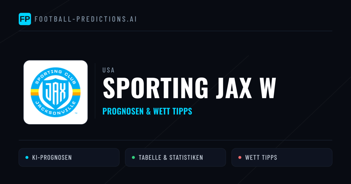 Sporting JAX W Prognosen & Statistiken