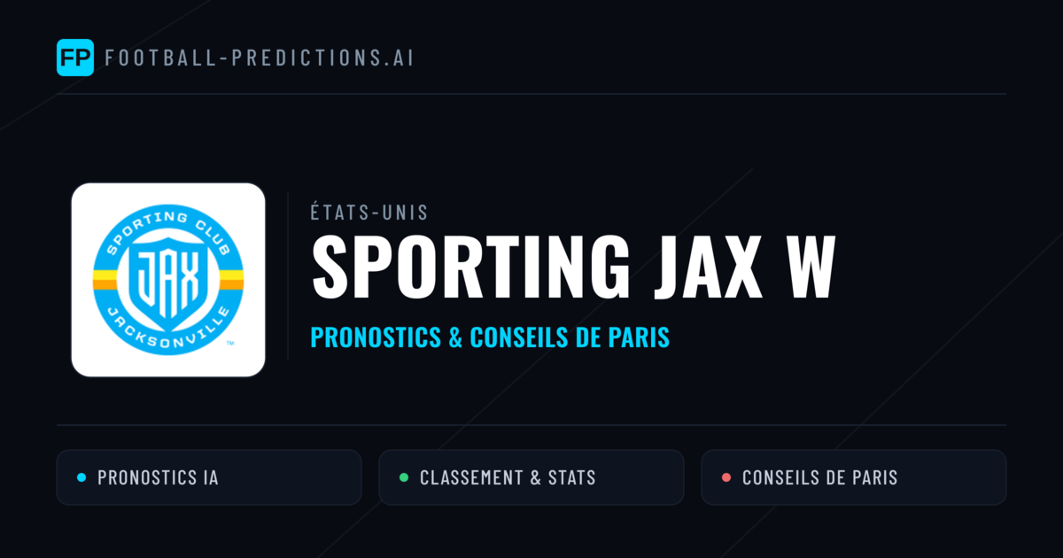 Sporting JAX W Pronostics & Statistiques