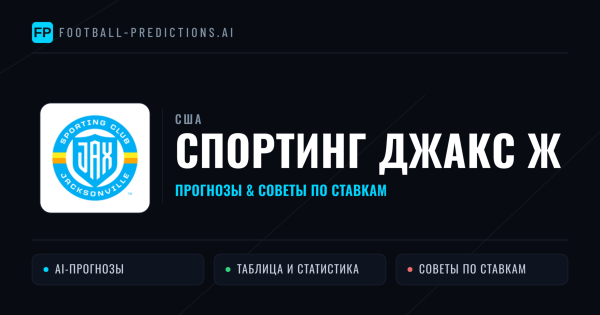 Спортинг ДжАКС Ж прогнозы и статистика
