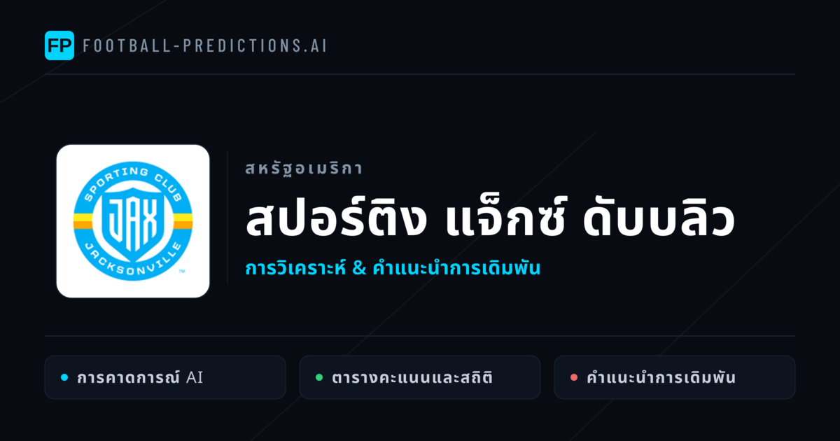 สปอร์ติง แจ็กซ์ ดับบลิว การวิเคราะห์และสถิติ