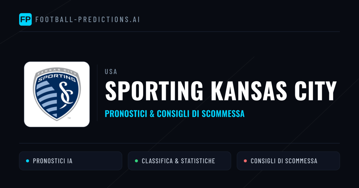 Pronostici e Statistiche Sporting Kansas City