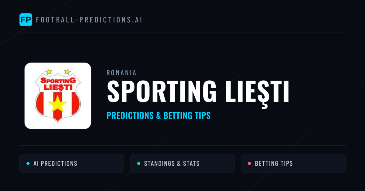 Sporting Lieşti Predictions & Stats