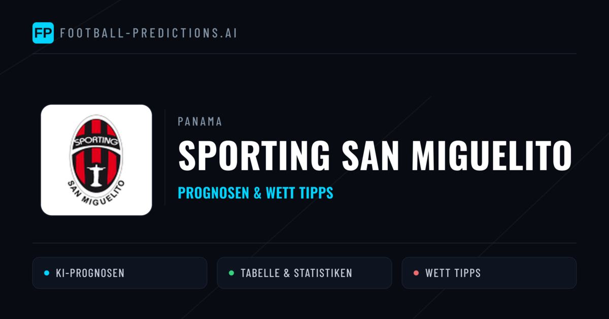 Sporting San Miguelito Prognosen & Statistiken