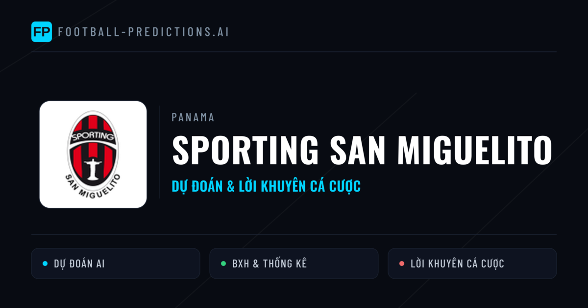Sporting San Miguelito Dự đoán & Thống kê