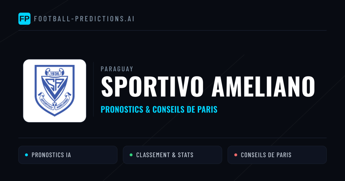 Sportivo Ameliano Pronostics & Statistiques