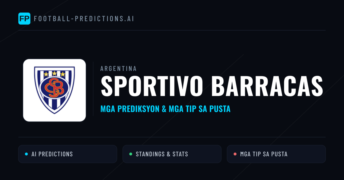Sportivo Barracas Predictions & Stats