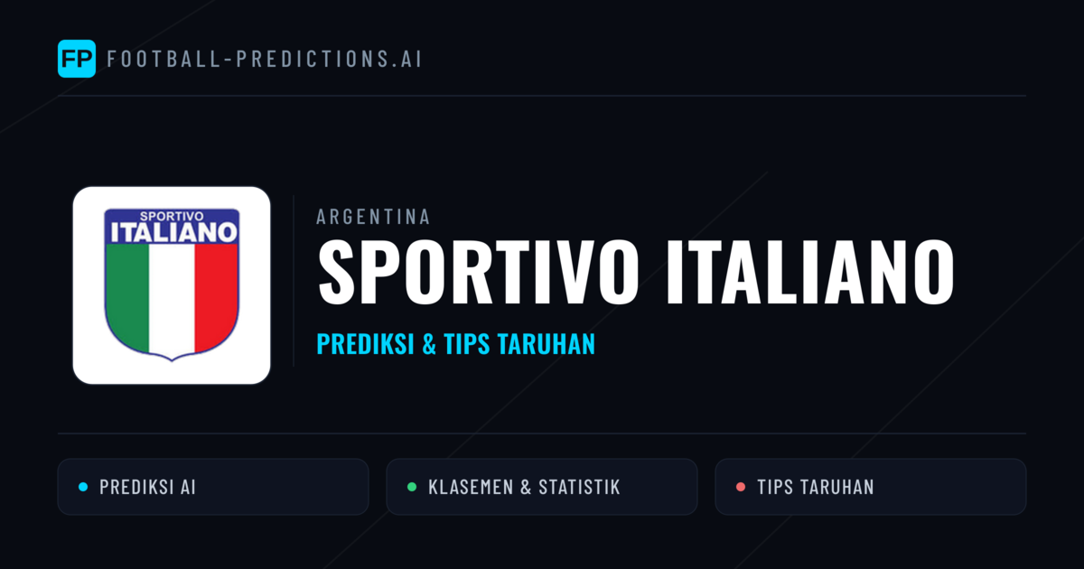 Sportivo Italiano Prediksi & Statistik Piala Dunia