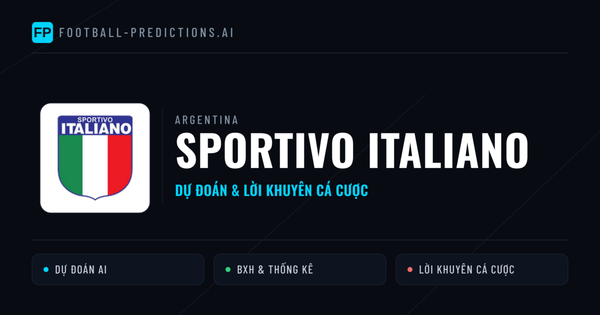 Sportivo Italiano Dự đoán & Thống kê