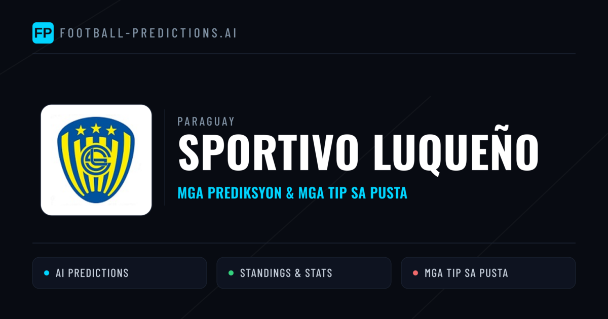 Sportivo Luqueño Predictions & Stats