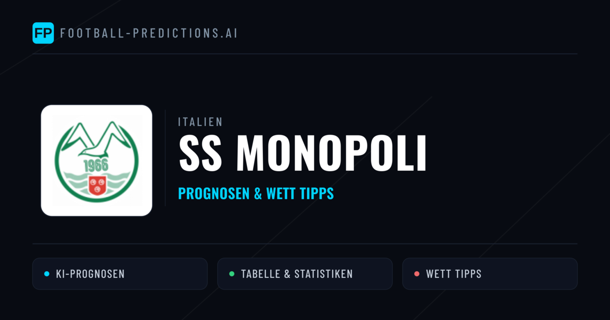SS Monopoli Prognosen & Statistiken