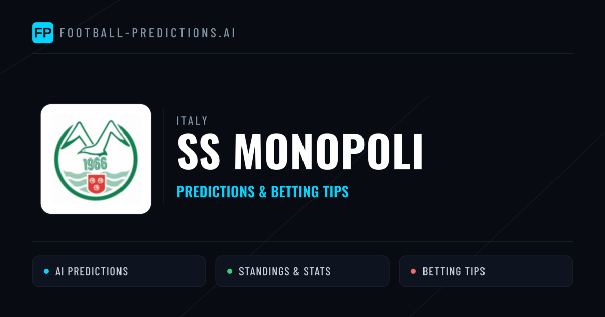 SS Monopoli Predictions & Stats