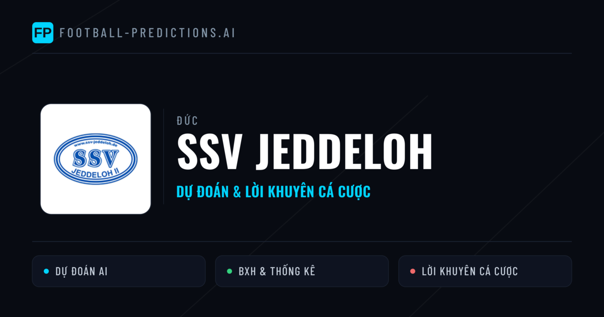 SSV Jeddeloh Dự đoán & Thống kê