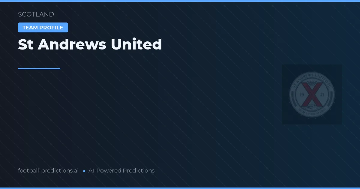 St Andrews United Predictions & Stats