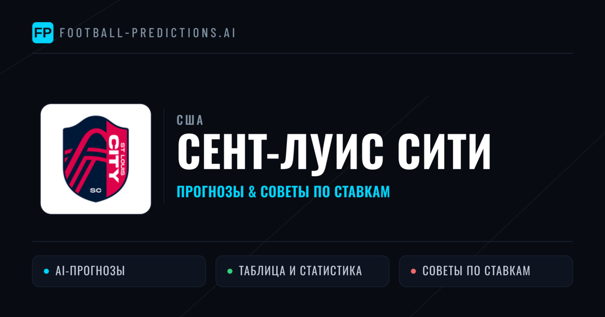 Сент-Луис Сити прогнозы и статистика