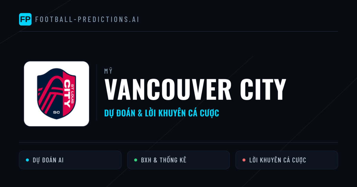 Vancouver City Dự đoán & Thống kê